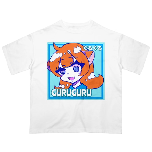 ぐるぐる Oversized T-Shirt