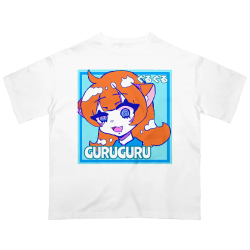 ぐるぐる オーバーサイズTシャツ