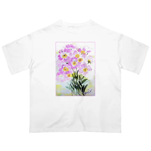 昼咲き月見草BF0902 Oversized T-Shirt