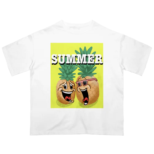 SUMMER パイナップル オーバーサイズTシャツ