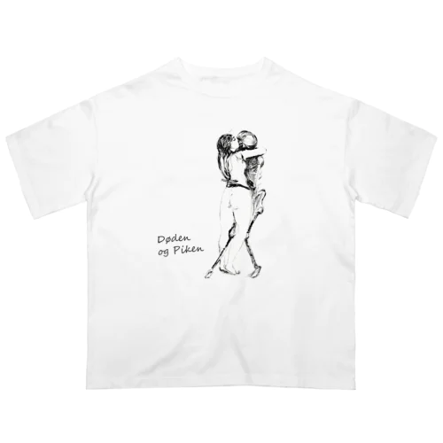 ムンク「死と乙女」 オーバーサイズTシャツ