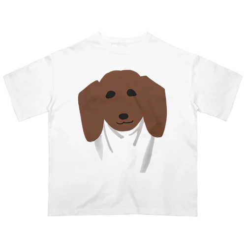 犬と二人羽織ができる服 オーバーサイズTシャツ