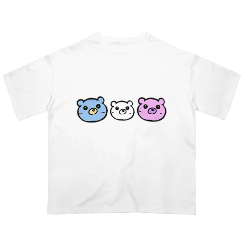 あにまるぷにーず「ぷにぐま」 Oversized T-Shirt