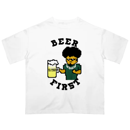 頼れる兄貴はだいたいビール好き オーバーサイズTシャツ