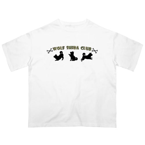 ウルフ柴犬 Oversized T-Shirt