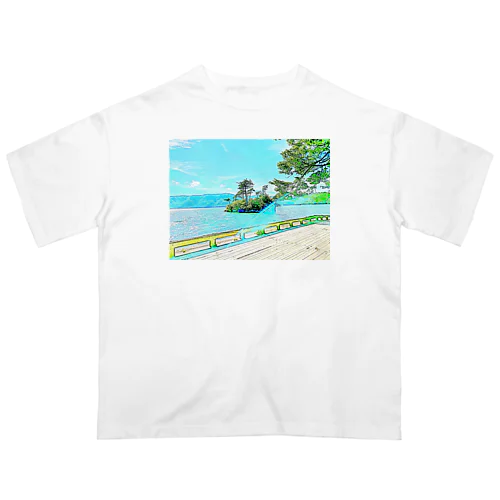 水辺。 オーバーサイズTシャツ