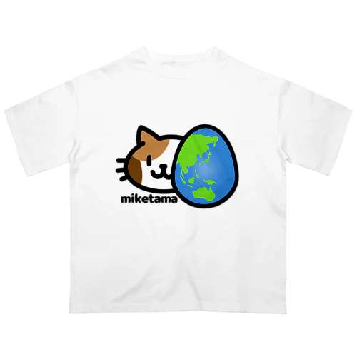 ミケタマ ロゴ Oversized T-Shirt