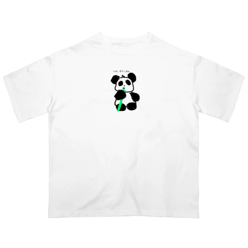 𐤔𐤔𐤔 パンダ ﾁｬﾝ Oversized T-Shirt