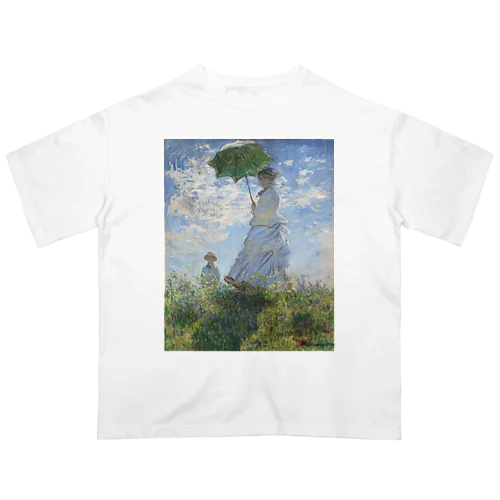 クロード・モネ / Claude Monet / 1875 / woman with a Parasol オーバーサイズTシャツ