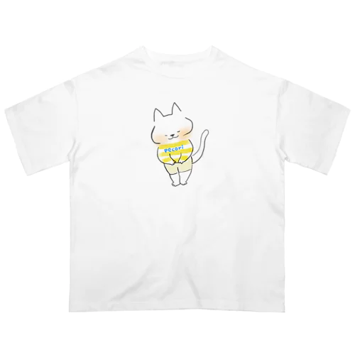 ぺこりねこ オーバーサイズTシャツ