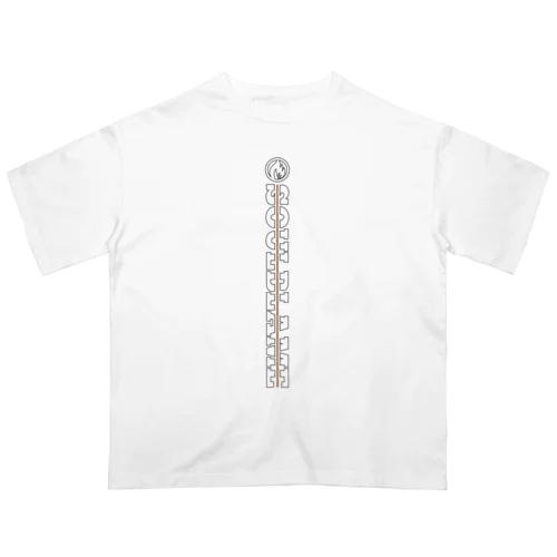 VERTICAL LINE TEE IN WHITE オーバーサイズTシャツ