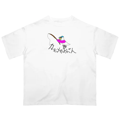 釣り人なカモメのおっさん オーバーサイズTシャツ