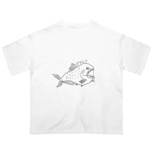 ピラニア オーバーサイズTシャツ