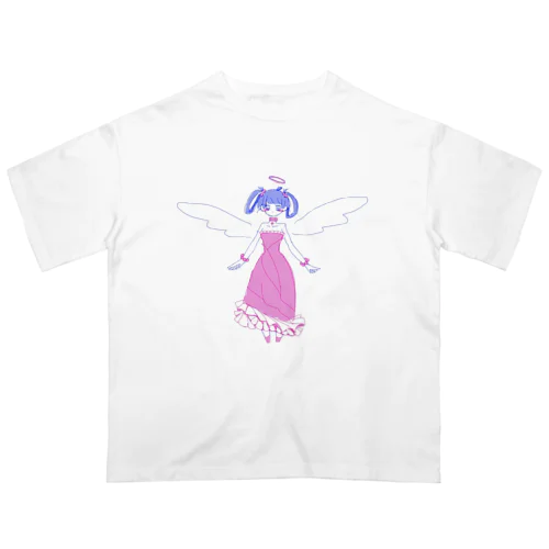 天使のお花ちゃん オーバーサイズTシャツ