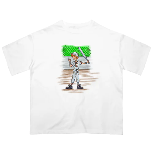 toncoo　野球 Oversized T-Shirt