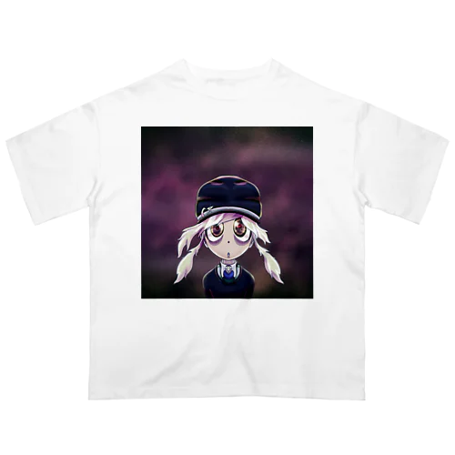 【VKOG398】「Stare into Stars」背景付き Oversized T-Shirt