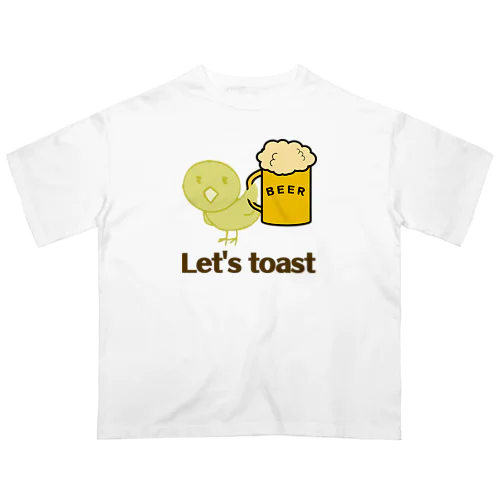 ビールを飲もう オーバーサイズTシャツ