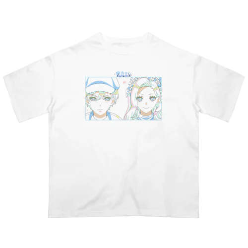 リンくん＆レディ・リン（アニメ原画 by studioもがな） Oversized T-Shirt