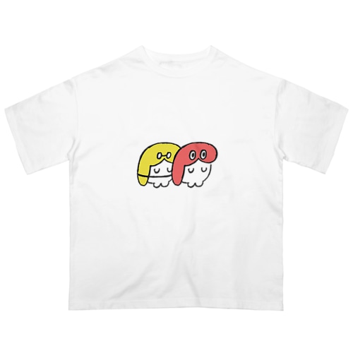 マグロちゃんとタマゴちゃん Oversized T-Shirt