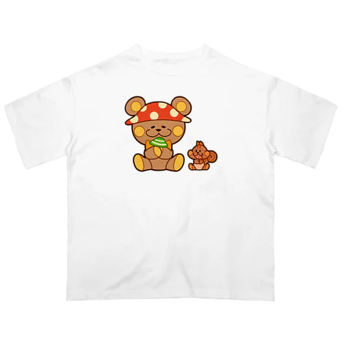 ぬいクマちゃんのキノコがり Oversized T-Shirt