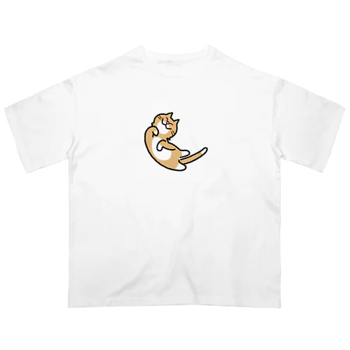 ねこもふ茶トラさん オーバーサイズTシャツ