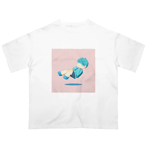 ふわふわ男の子・ぴんく Oversized T-Shirt