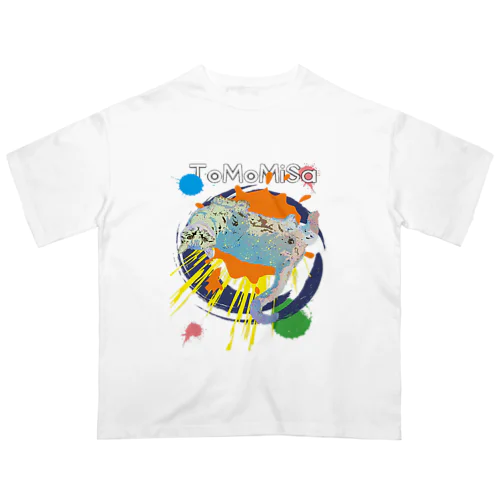 paint cat - ToMoMiSa - オーバーサイズTシャツ