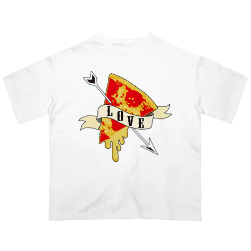 LOVE PIZZA Oversized T-Shirt