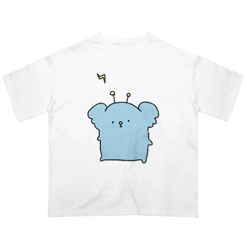 どこかの星の生き物 - 青いやつ オーバーサイズTシャツ