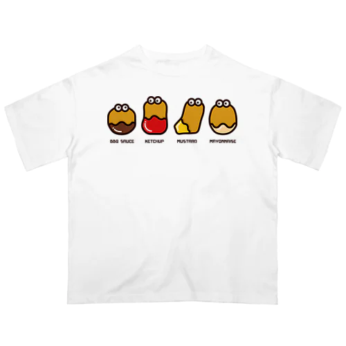 チキンナゲット４兄弟 オーバーサイズTシャツ