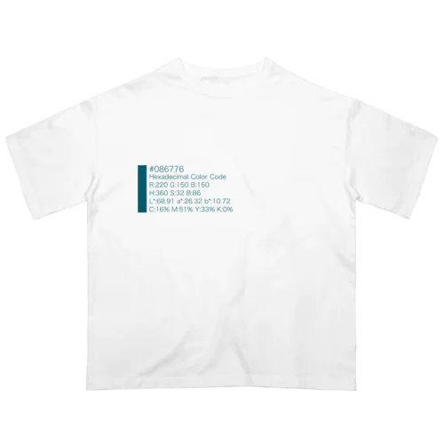 #086776 オーバーサイズTシャツ