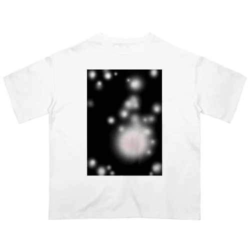 光の粒子たちの遊び ２ オーバーサイズTシャツ