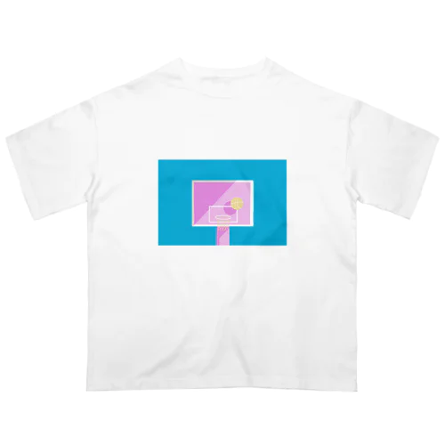 バスケットゴール　昼 Oversized T-Shirt