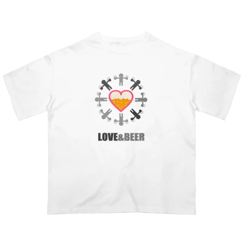 LOVE & BEER オーバーサイズTシャツ