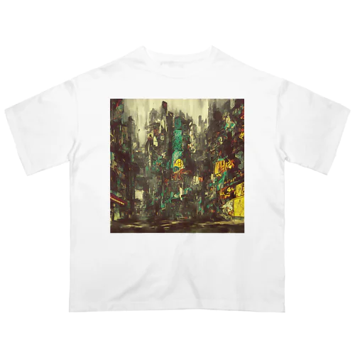 Future city Oversized T-Shirt