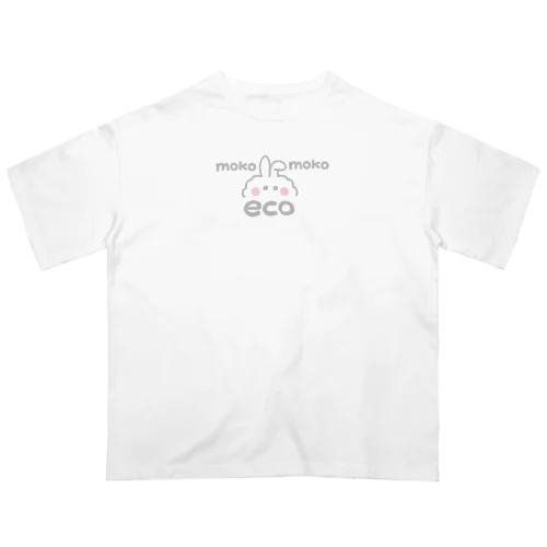 ecoが好きなモコモコしたうさぎ Oversized T-Shirt