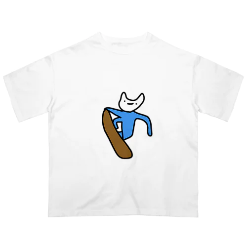 すのぼーをするねこです Oversized T-Shirt