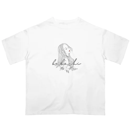 ばばしの横顔イラスト オーバーサイズTシャツ