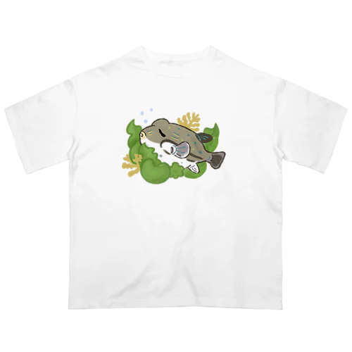 【Tシャツ】お休みキタマクラ君 Oversized T-Shirt