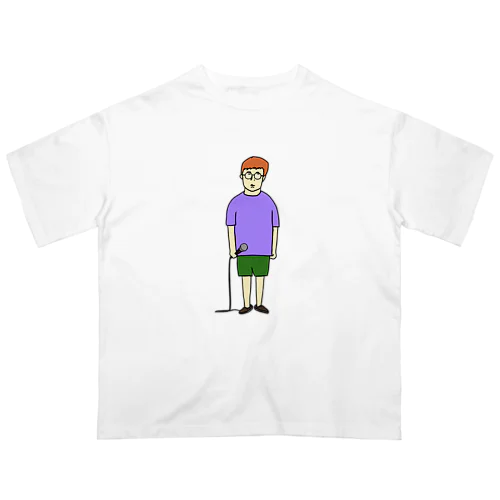 ボーカルしゃい君 Oversized T-Shirt