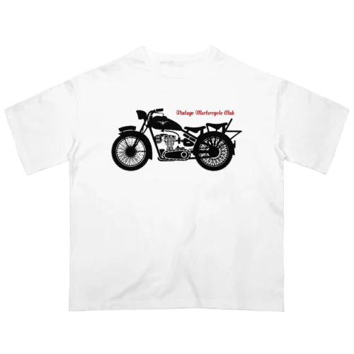 VINTAGE MOTORCYCLE CLUB Oversized T-Shirt