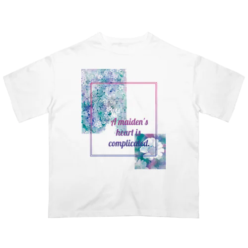 パステル２「A maiden's heart is complicated.」 オーバーサイズTシャツ