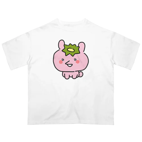 かっぱうさぎ（ピンク） Oversized T-Shirt