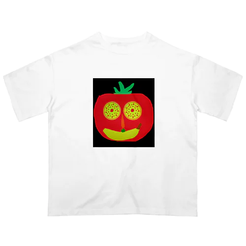 ピザの目トマト Oversized T-Shirt