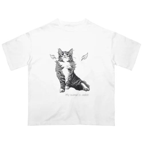 ノルエージャンフォレストキャット　angel　Angel Oversized T-Shirt