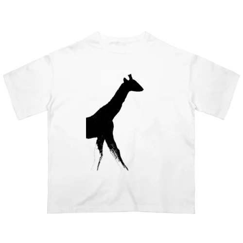 Sunlight Giraffe Oversized T-Shirt