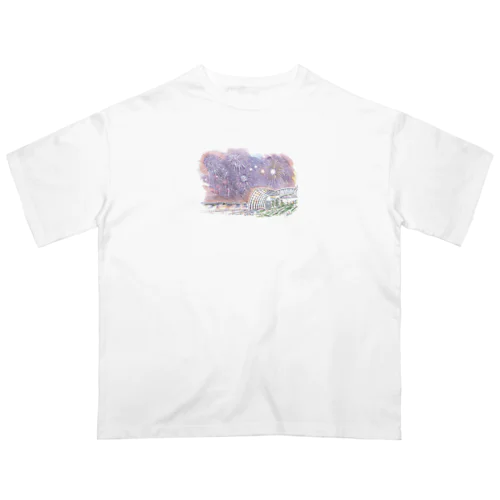 いわきひとまち百景　小名浜花火大会 Oversized T-Shirt