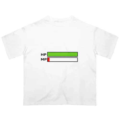 ゲームの体力バー5 Oversized T-Shirt