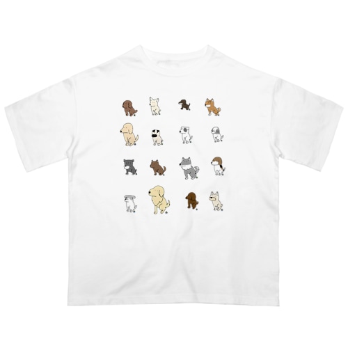 様々なわんこ Oversized T-Shirt