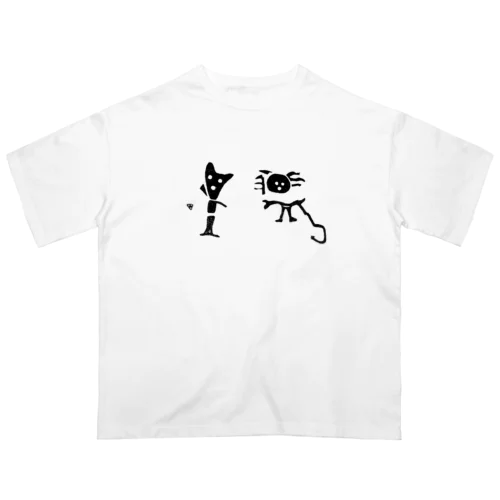 ナスカの地上絵 Oversized T-Shirt